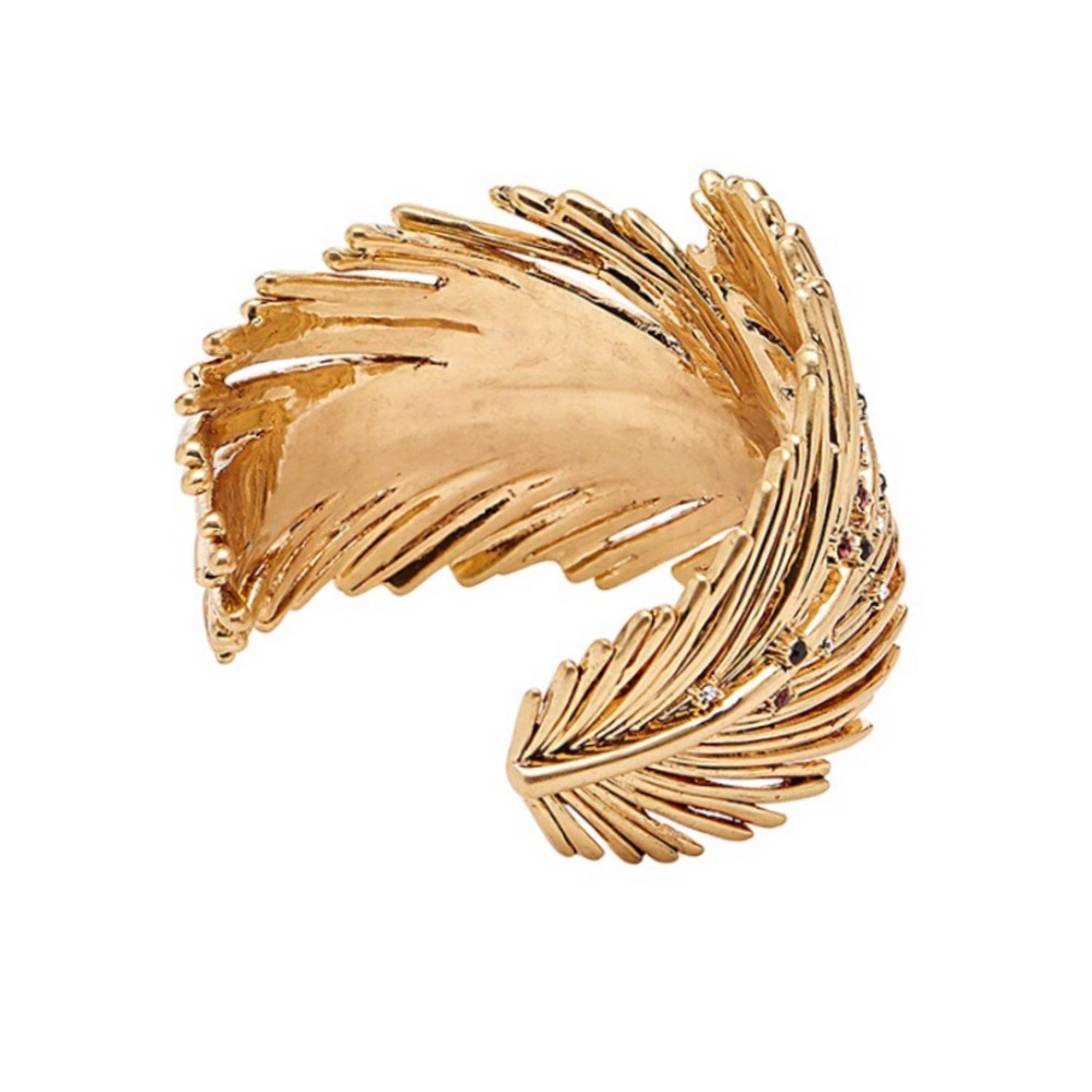 INDIA HICKS NWT Wild Feather Cuff - Picture 2 of 4